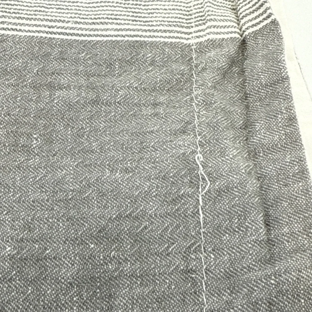 Target Threshold Pair‎ Gray Standard Pillow Shams Linen Cotton Blend Full/Queen